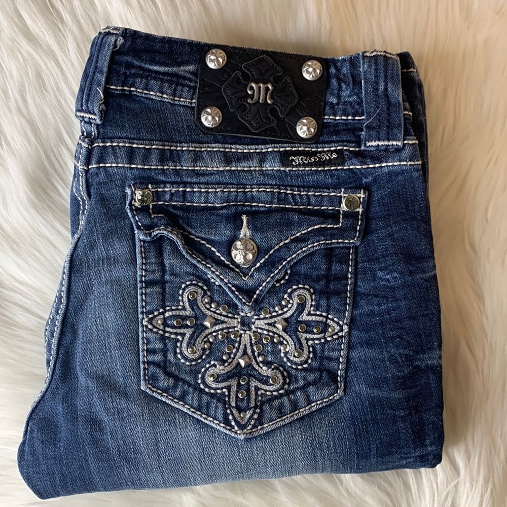 Miss Me Women's Blue Boot Cut Jeans